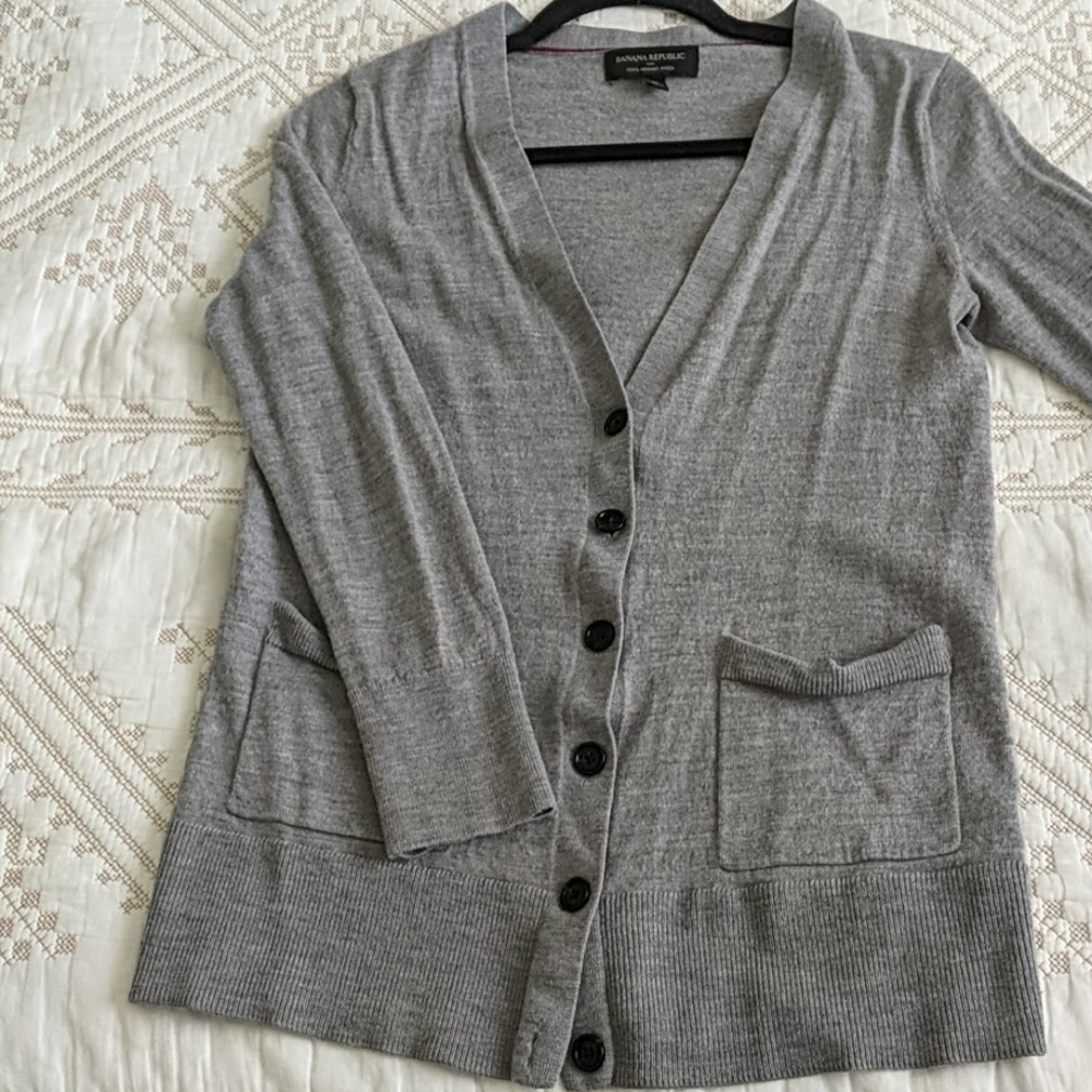 Banana Republic Merino Wool Cardigan